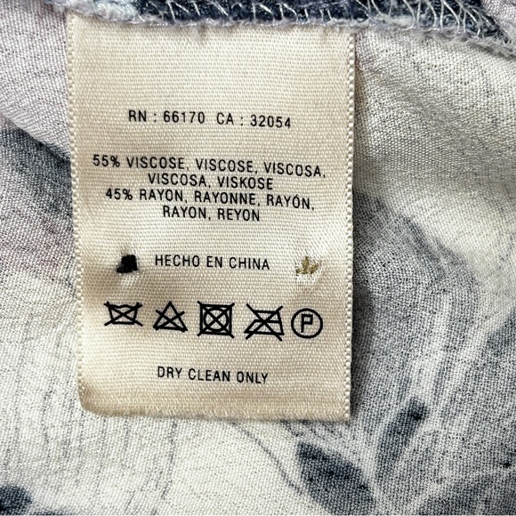 Anthropologie Maeve Hibiscus Bloom Oversized Shirt Dress - Picture 9 of 10